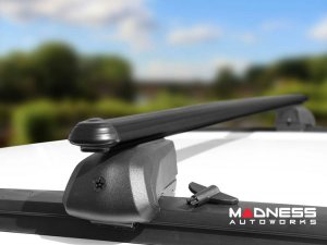 Alfa Romeo Stelvio Roof Rack Cross Bars - for models w/ factory roof rails - Black (2017-2025) Alfa Romeo Stelvio Roof Rack Cross Bars - for models w/ factory roof rails - Black (2017-2025)